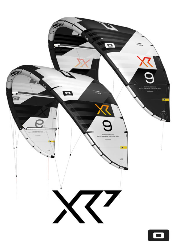 CORE Kiteboarding XR7 black and white pure surfshop